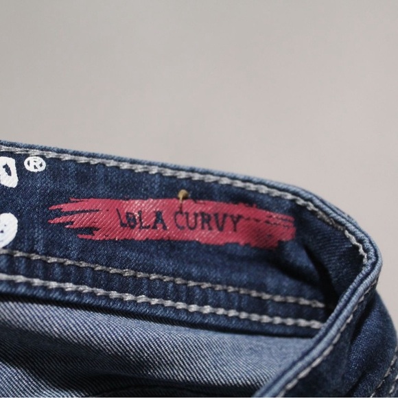 Hydraulic Women Blue Jeans Denim Bermuda Lola Curvy Size 5/6 - Picture 6 of 9